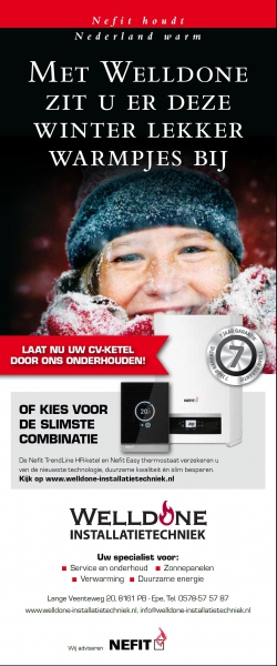 schaapskooi advertentie cvketel onderhoud en vervanging welldone installatietechniek